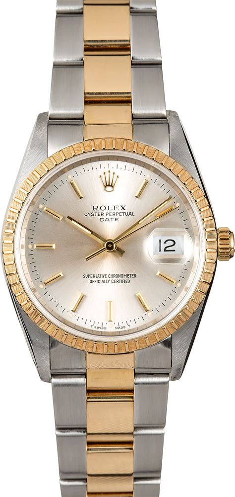 rolex oyster date two tone|Rolex Oyster perpetual 23k 30m.